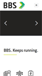 Mobile Screenshot of bbs-industriebatterien.de